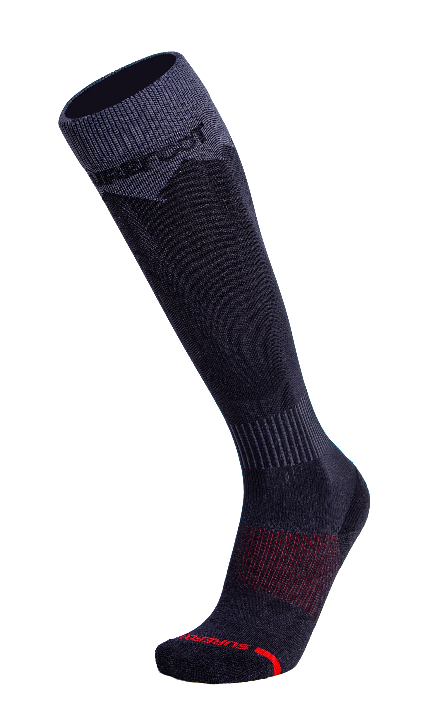 Surefoot Vapor Peaks alpinsokk herre Black/Gray